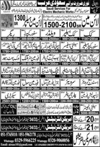 Cook, Welder, Helper & Other Jobs in Saudi Arabia Aug 2025