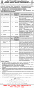 Latest Punjab Transport Company Jobs in Faisalabad