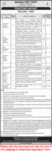 Karachi Port Trust Jobs November 2025 Application Form